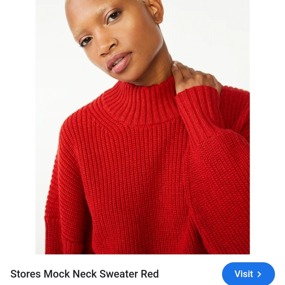 American Eagle Mock‎ Neck Sweater Size S/XS